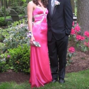 PROM DRESS Pink long dress